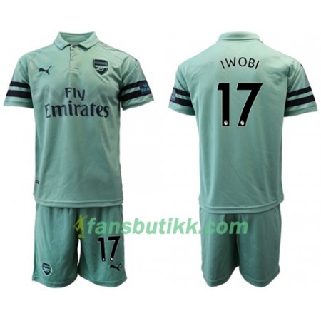 Fotballdrakt Arsenal Iwobi 17 Barn Tredjetrøye 2018-2019 Kortermet